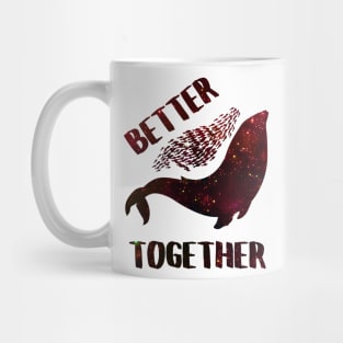 Shining Red Whale Mug